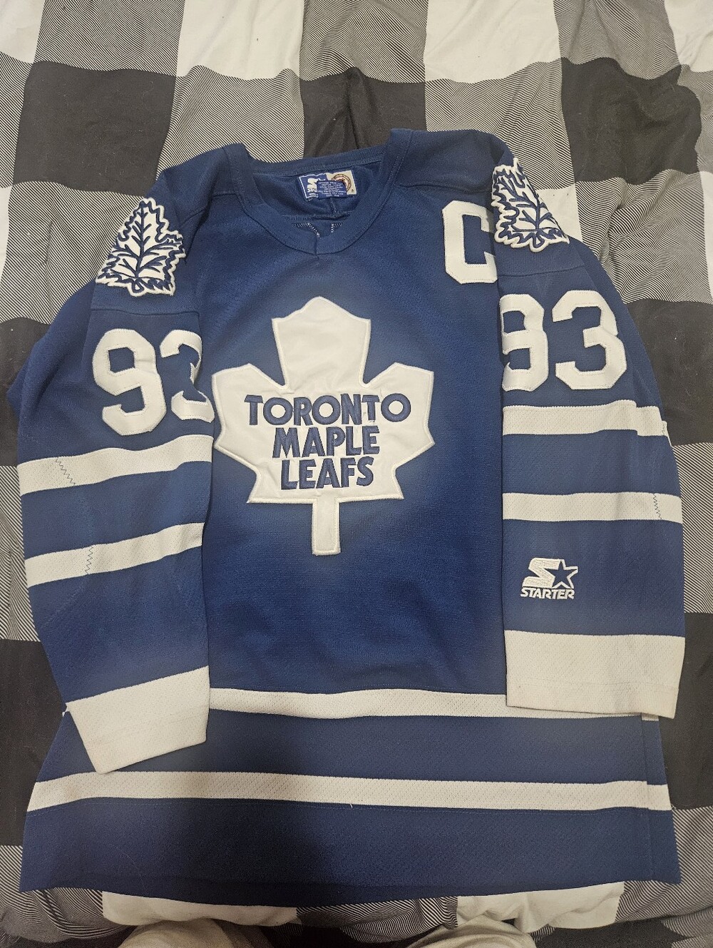 Toronto Maple Leafs NHL Starter Official Gilmour Jersey
